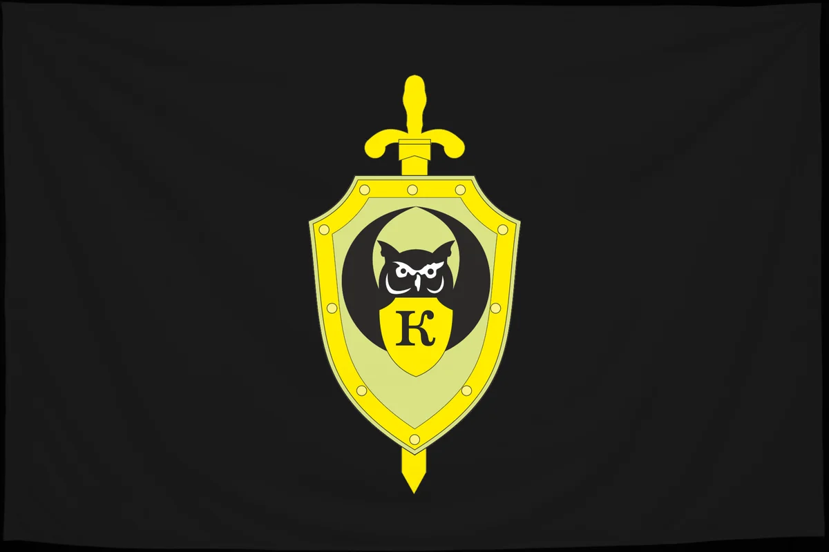 Флаг: Управление «К» МВД РФ